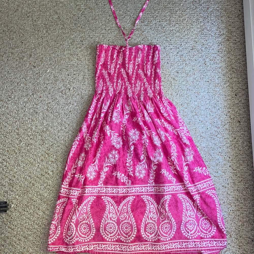 Midi Pink Summer Dress